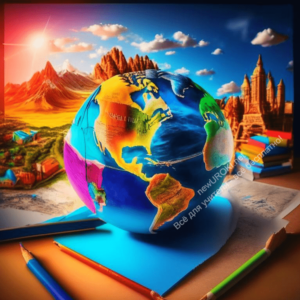 Земной шар, глобус, горы, города, география - фото для конспекта урока по географии