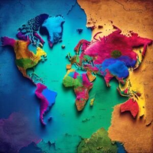 Карта, континенты - иллюстративное фото