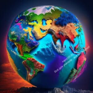 земной шар, континенты - Конспект урока Как вы будете изучать географию в 7 классе