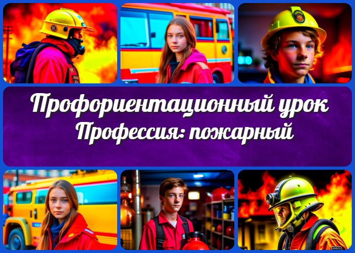 "Профессия: пожарный" - профориентационный урок "Моя Россия – новые горизонты"