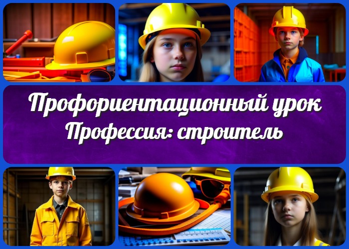 "Профессия: строитель" - профориентационный урок "Моя Россия – новые горизонты"