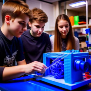 ученики, модель, 3D-печать