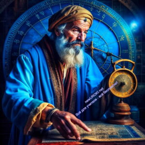 арабский, древний, ученый, карта, астролябия
