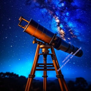 телескоп, звёздное небо, наблюдение