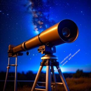 телескоп, небо, звёзды, космос