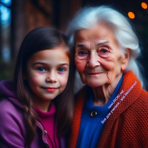 внучка, бабушка, русские, население, возраст