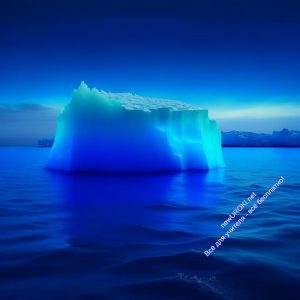 айсберг, лед, пресная вода, океан