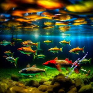 рыбы, озеро, чистая вода, экосистема, разнообразие