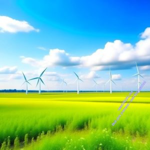 ветряные, турбины, энергия, возобновляемая, электричество, электростанция