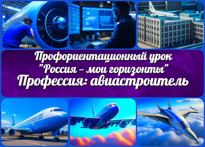 Профессия: авиастроитель — профориентационный урок «Россия — мои горизонты»