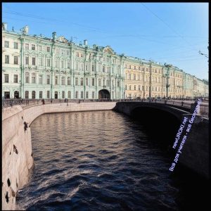 Санкт-Петербург, Россия, город, мост, река, дома
