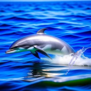 дельфин, вода, море, фауна
