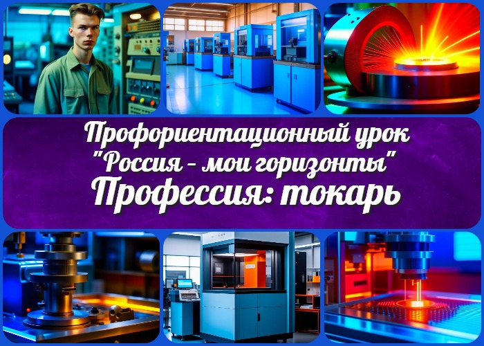 Профессия: токарь - профориентационный урок "Россия – мои горизонты"