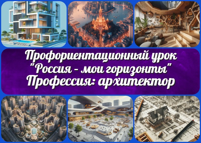 "Профессия: архитектор" - профориентационный урок "Россия – мои горизонты"