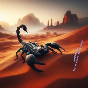 скорпион, пустыня, Африка