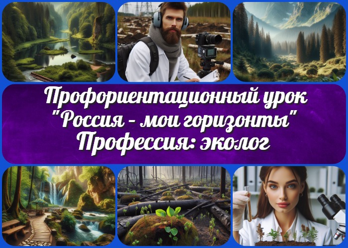 Профессия: эколог - профориентационный урок "Россия – мои горизонты"