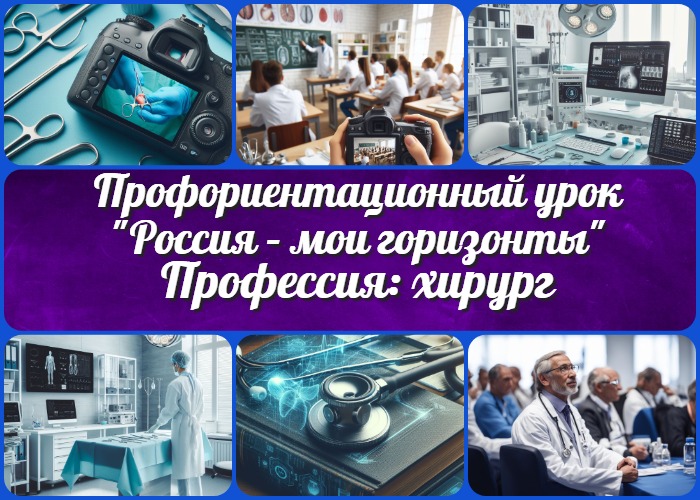Профессия: хирург - профориентационный урок "Россия – мои горизонты"