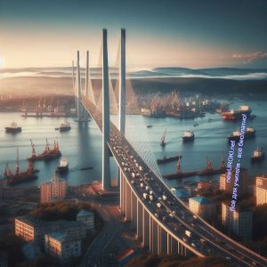 мост, город, корабли, транспорт