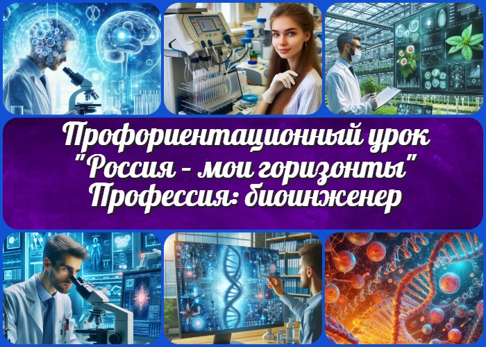 Профессия: биоинженер - профориентационный урок "Россия – мои горизонты"