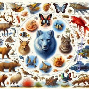 схема, группы, животные, волк, кот, бабочка