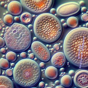 размножение, деление, клетки, под микроскопом