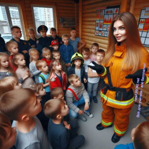 дети, пожарные, урок, рассказ