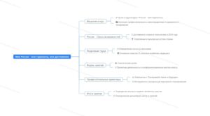 Ментальная карта (интеллект-карта, mind map) Установочное занятие «Моя Россия – мои горизонты, мои достижения»