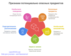 Инфографика: Признаки потенциально опасных предметов