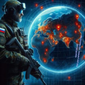 Российский военный оберегает мир от терроризма