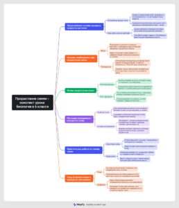 Ментальная карта (интеллект-карта, mind map) Прорастание семян - конспект урока биологии Ментальная карта (интеллект-карта, mind map) Прорастание семян - конспект урока биологии