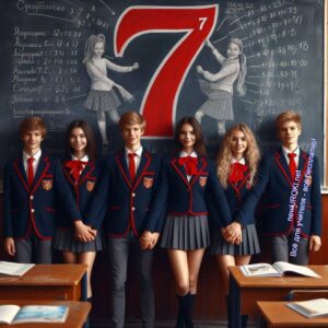 Ученики 7 класса - одна команда!