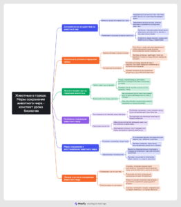 Ментальная карта (интеллект-карта, mind map) Животные в городе - конспект урока Ментальная карта (интеллект-карта, mind map) Животные в городе - конспект урока