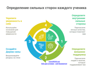 Инфографика: Определение сильных сторон каждого ученика Инфографика: Определение сильных сторон каждого ученика