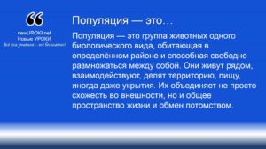 Популяция — это Популяция — это