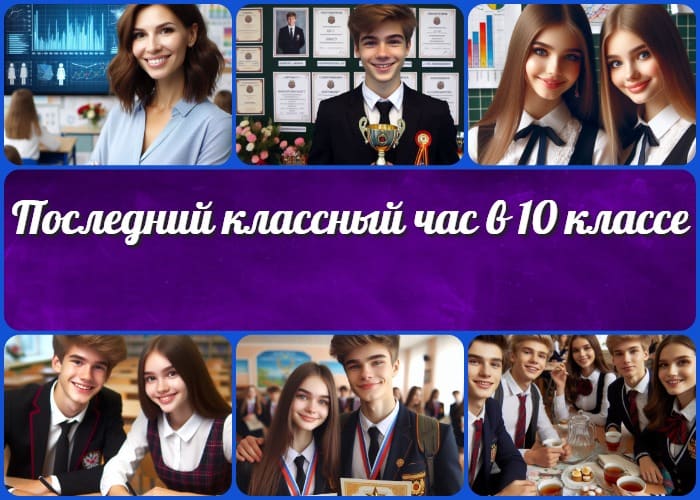 Последний классный час в 10 классе