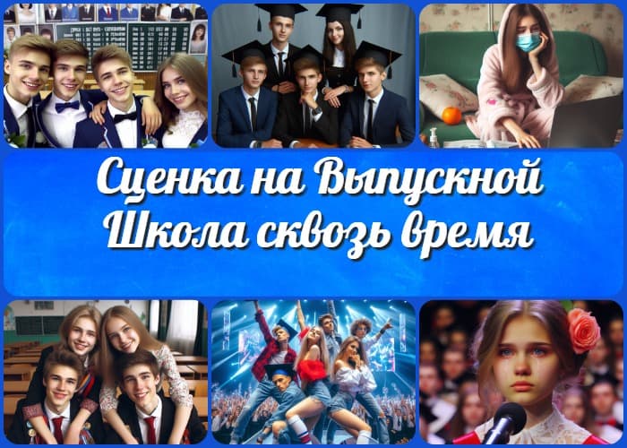 Школа сквозь время - сценка на Выпускной