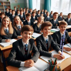 Ученики 6 класса на уроке