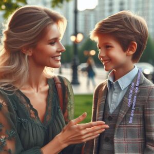 Мама общается с сыном - Итоговое родительское собрание в 5 классе