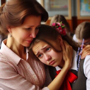 Учительница успокаивает расстроенную ученицу - Психолого-педагогическая характеристика 10 класса