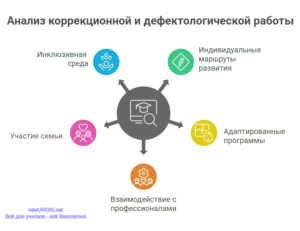 Инфографика: Анализ коррекционной и дефектологической работы Инфографика: Анализ коррекционной и дефектологической работы