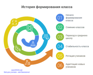 Инфографика: История формирования класса Инфографика: История формирования класса