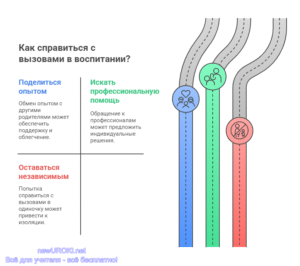 Инфографика: Как справиться с вызовами в воспитании Инфографика: Как справиться с вызовами в воспитании