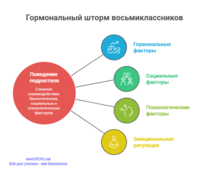 Инфографика: Гормональный шторм восьмиклассников Инфографика: Гормональный шторм восьмиклассников