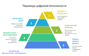 Инфографика: Пирамида цифровой безопасности Инфографика: Пирамида цифровой безопасности