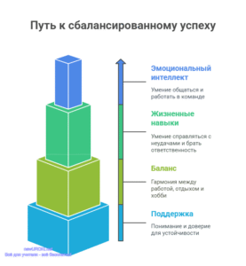 Инфографика: Путь к сбалансированному успеху Инфографика: Путь к сбалансированному успеху